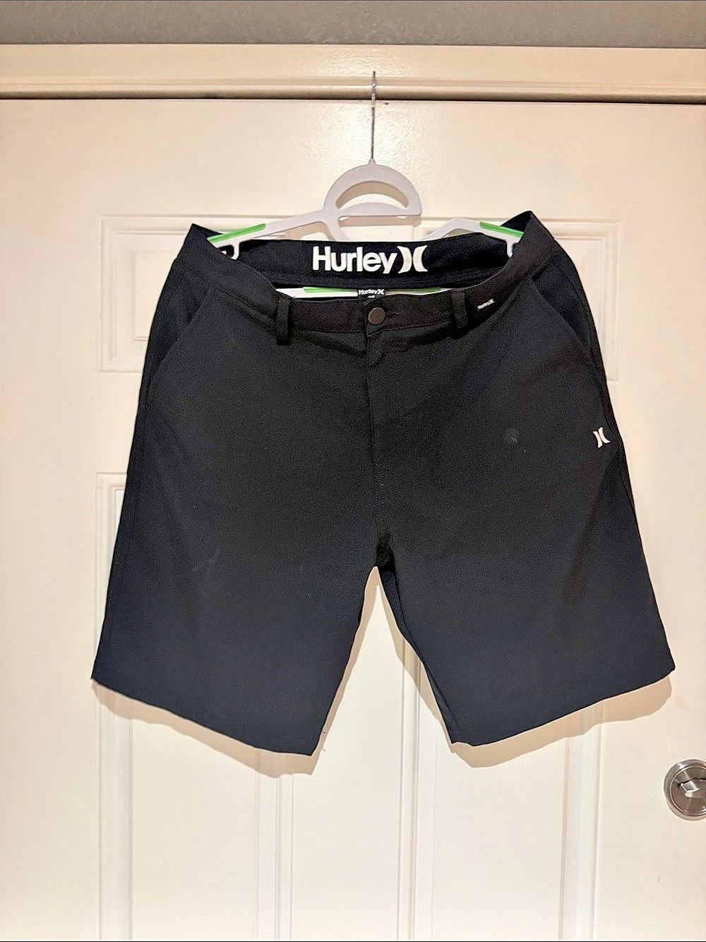 Hurley Trek Hybrid Short Black Waist 34